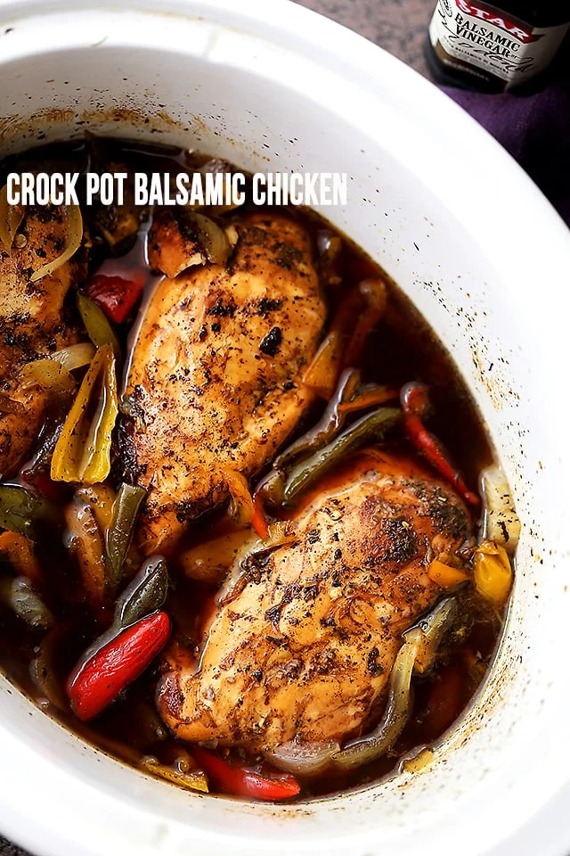 Crockpot Balsamic Chicken