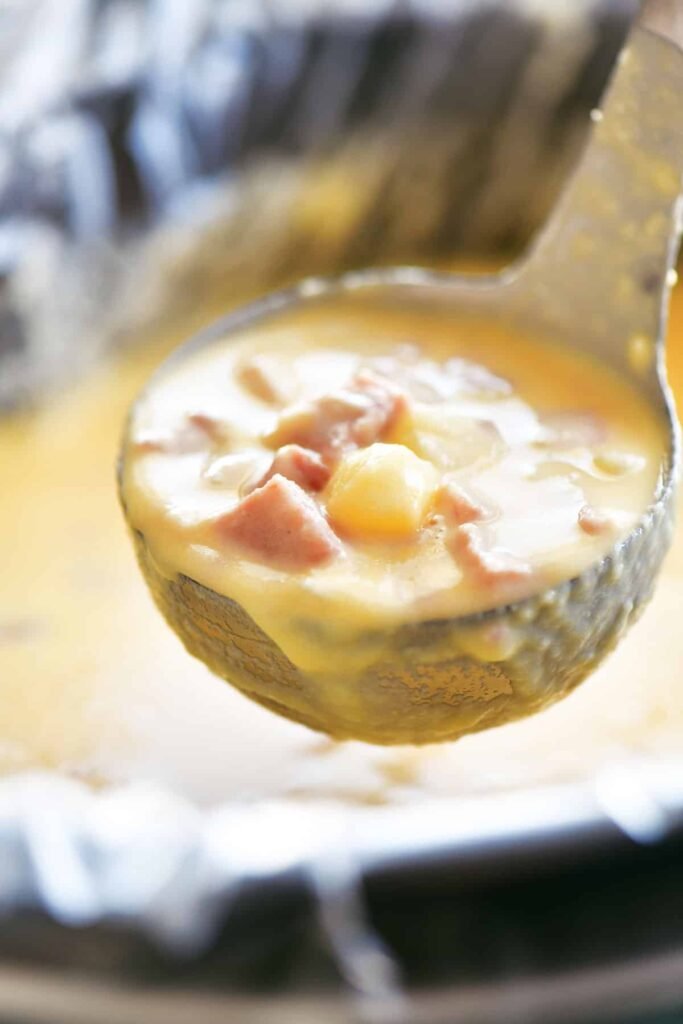 Crockpot Ham and Cheese Soup
