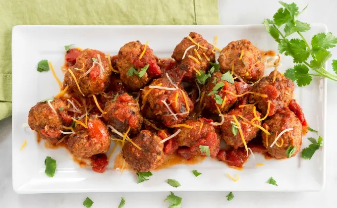 Crockpot Mexican Meatballs in Chipotle Sauce