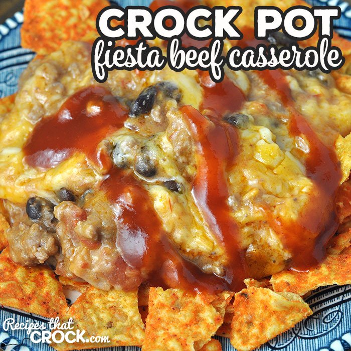 Fiesta Crock Pot Beef Casserole
