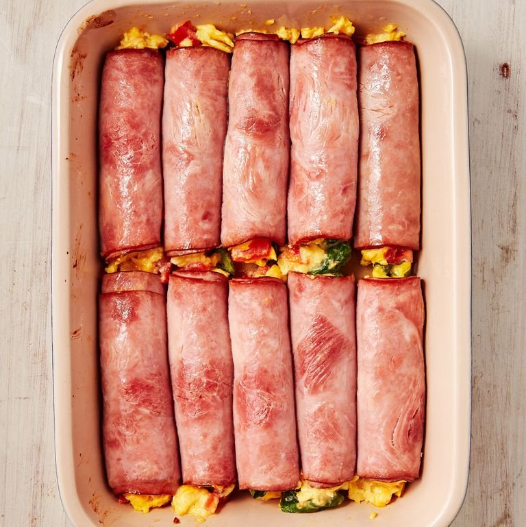Ham, Egg and Cheese Roll-Ups