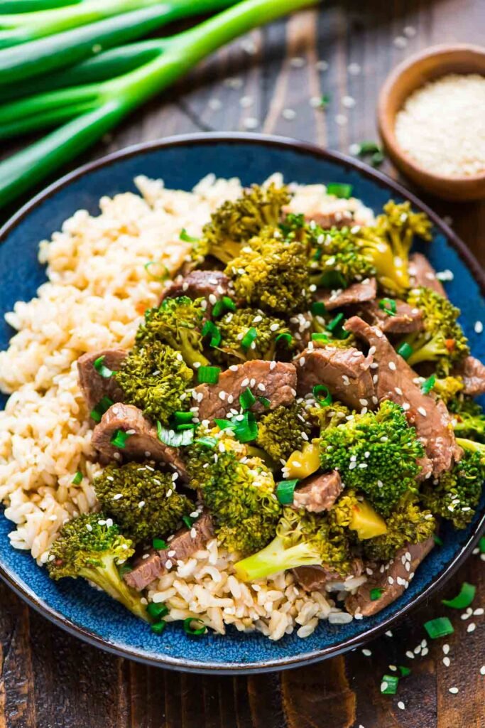 Healthy Beef and Broccoli in The Slow Cooker