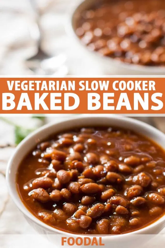 Vegetarian Slow Cooker Baked Beans