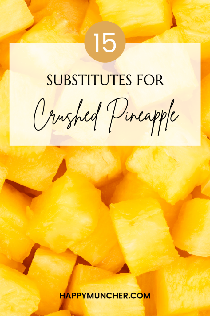 crushed pineapple substitute