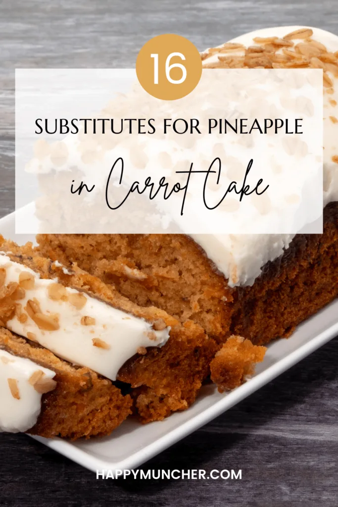 substitute for pineapple in carrot cake