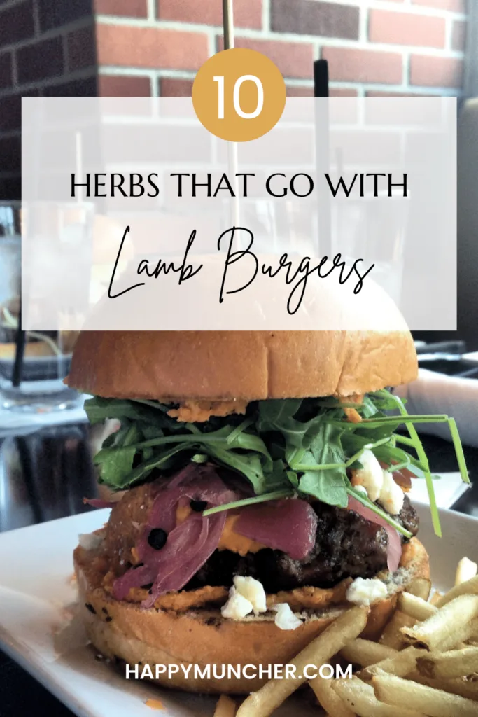 what herbs go with lamb burgers