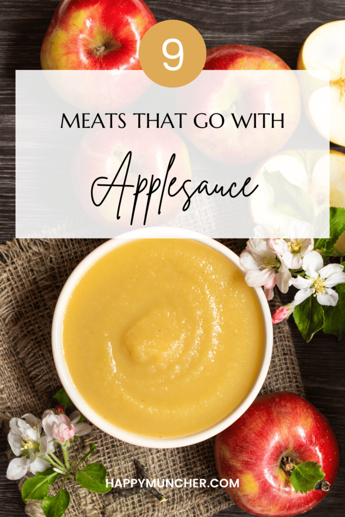 what meat goes with applesauce