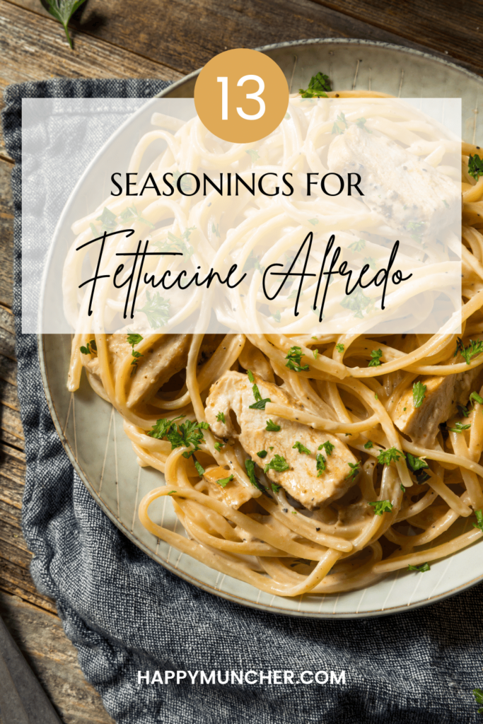 what seasoning goes in fettuccine alfredo