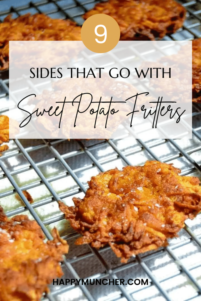 what to serve with sweet potato fritters