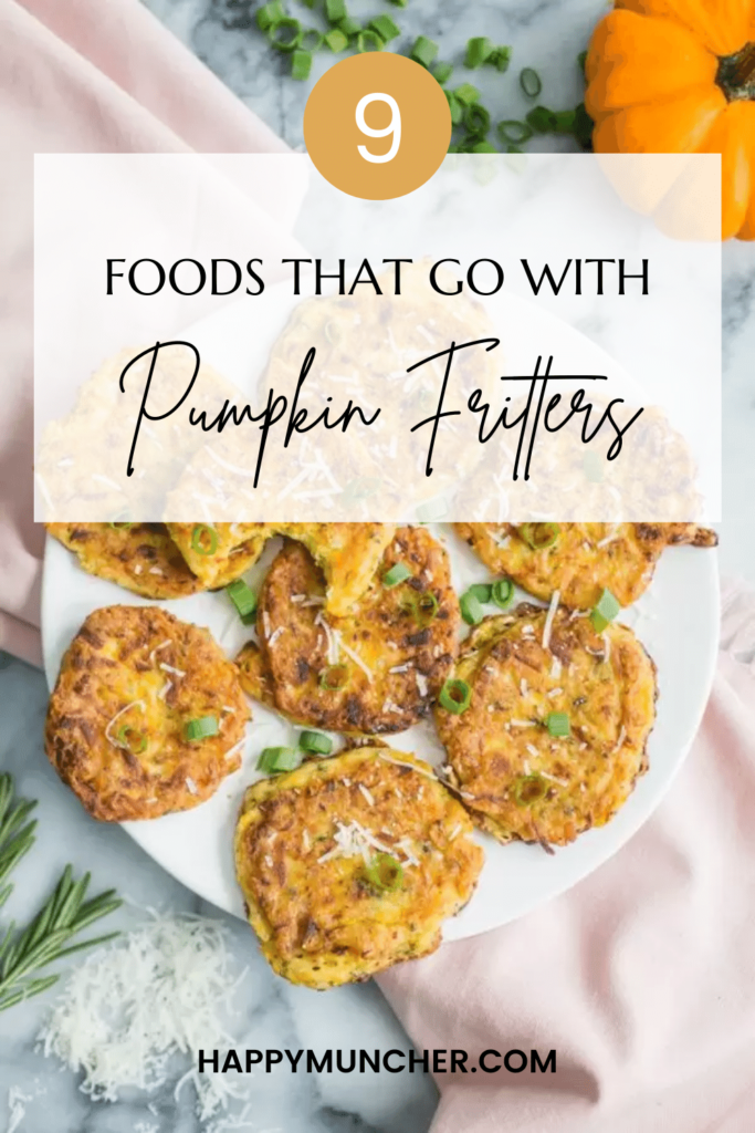 what to serve with pumpkin fritters