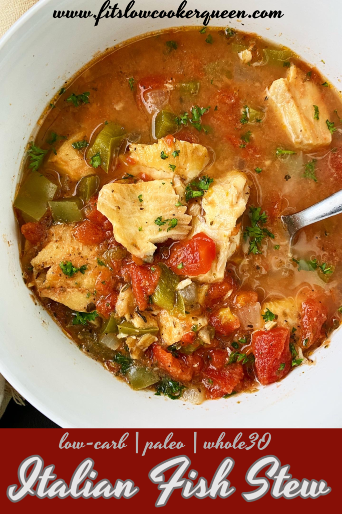 Crockpot Italian Fish Stew with Chicken Broth