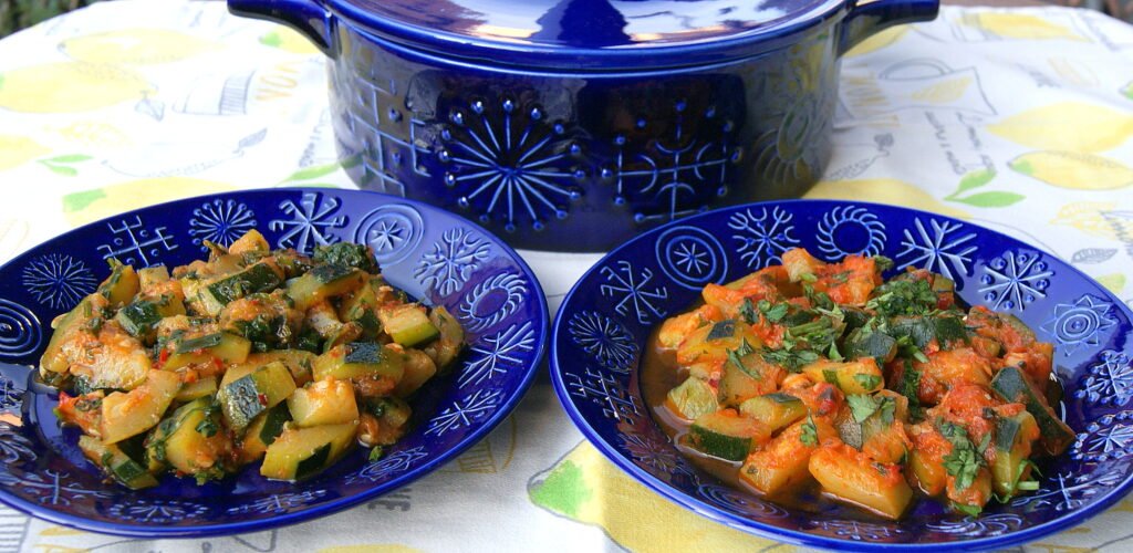 Moroccan Zucchini Salad with Chermoula
