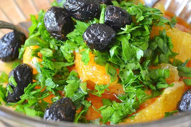 Spicy Orange Salad - Moroccan Style