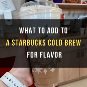 What to Add to A Starbucks Cold Brew for Flavor