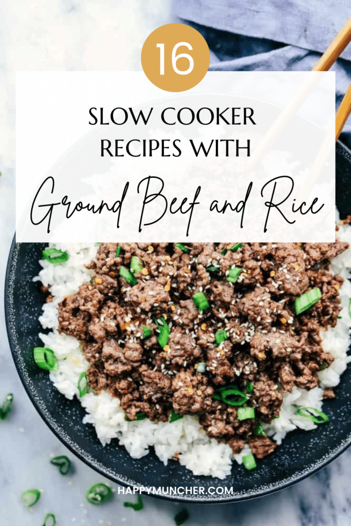slow cooker recipes with ground beef and rice
