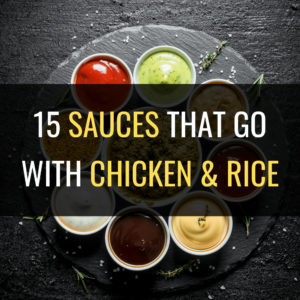 what sauce goes with rice and chicken