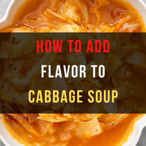 what to add to cabbage soup