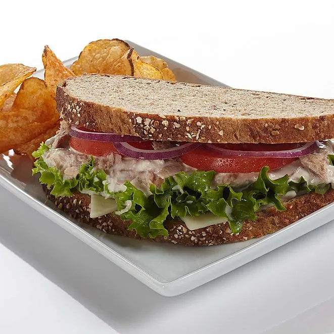 Canned Tuna Horseradish Salad Sandwich