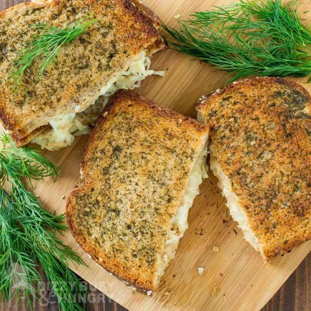 Grilled Cheese and Canned Salmon Sandwich
