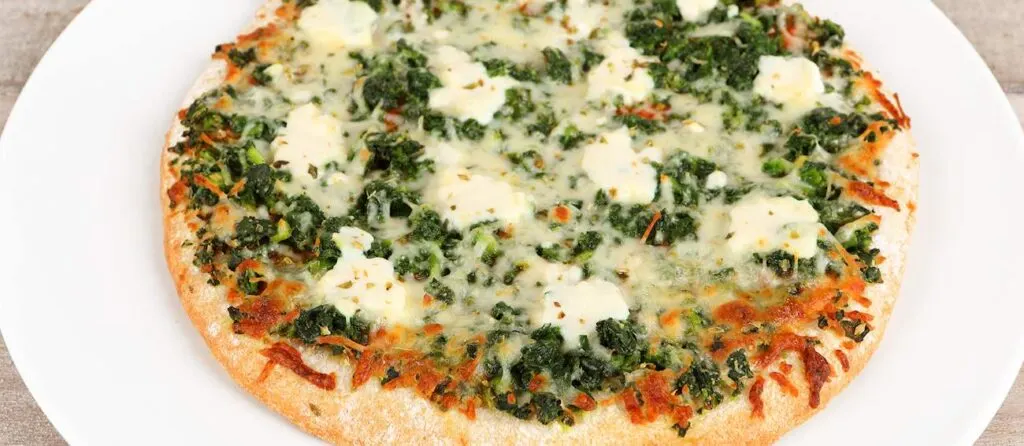 Pizza ricotta e spinaci