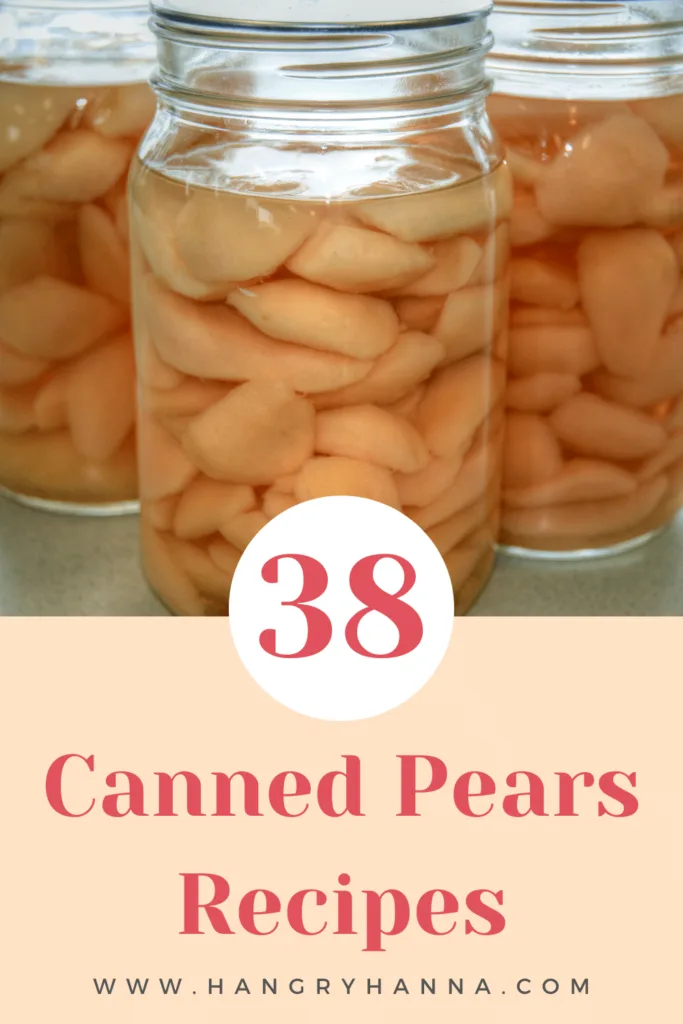 Canned Pears Recipes