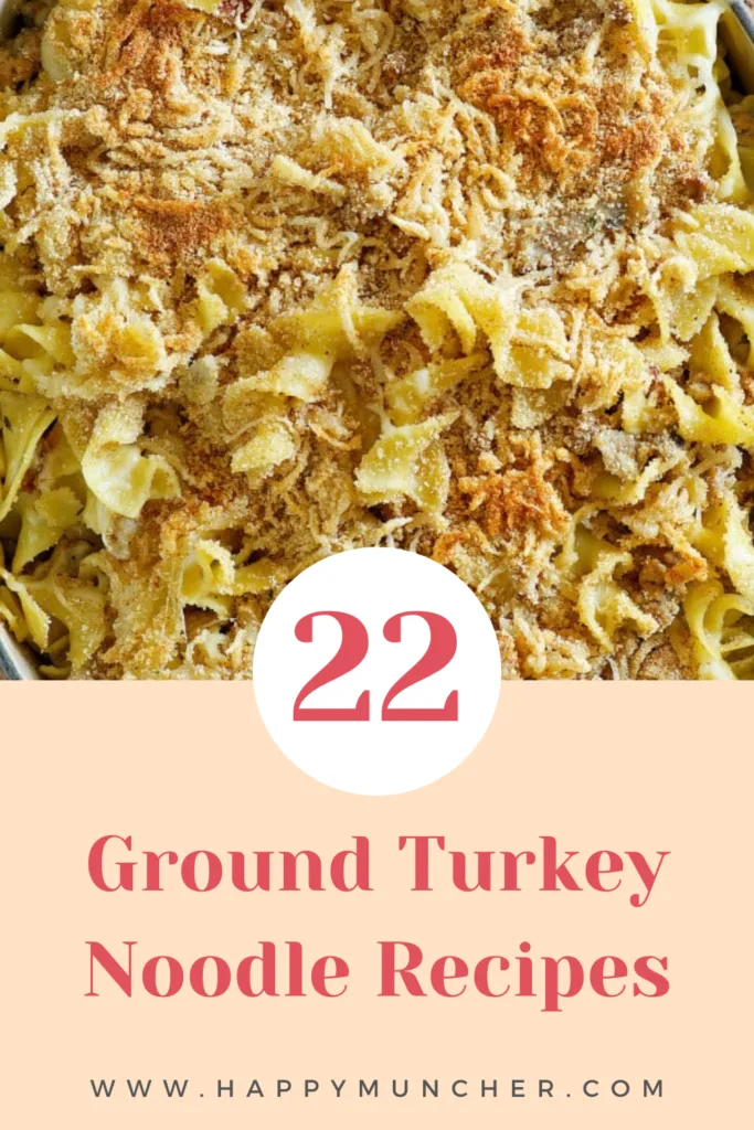 Ground Turkey Noodle Recipes