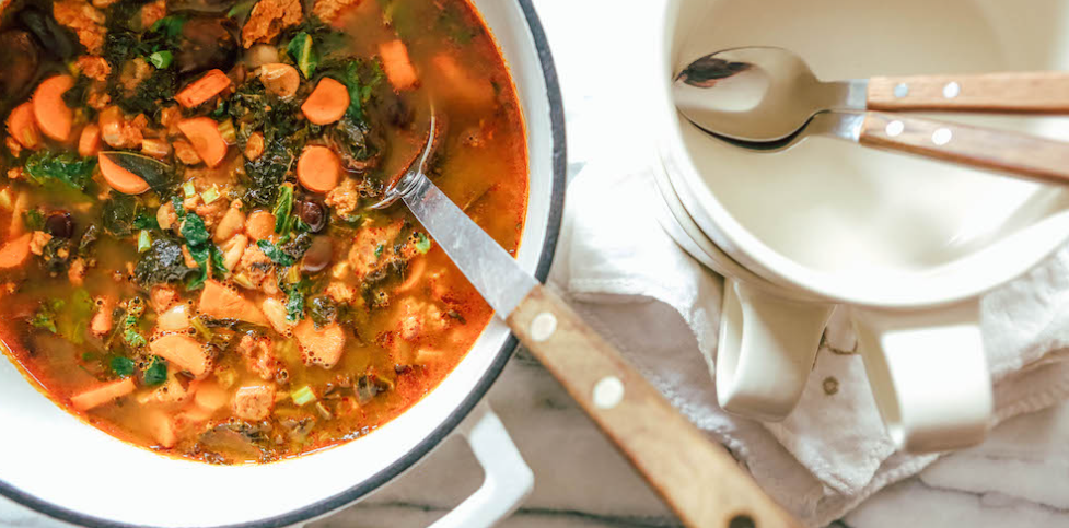Canned Fava Bean & 'Sausage' Stew