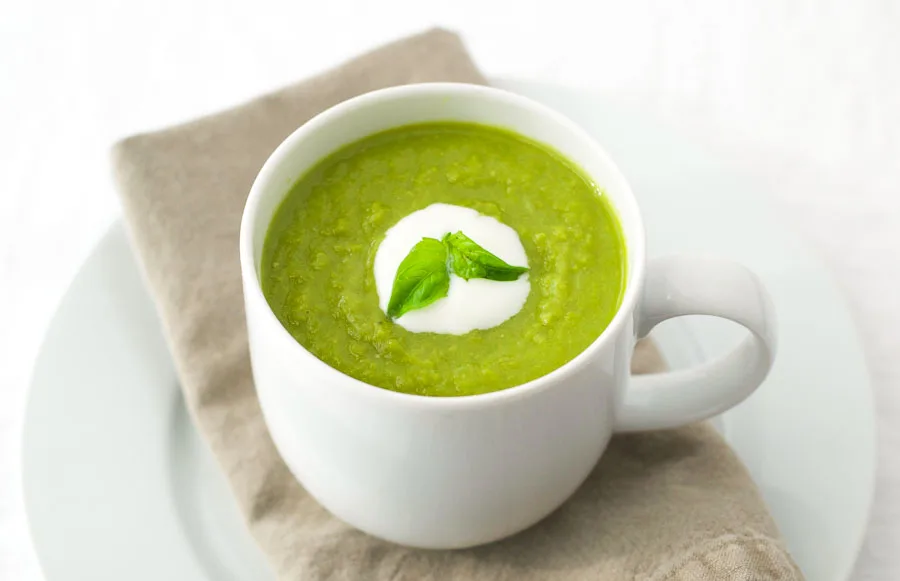 3-Ingredient Green Pea Soup