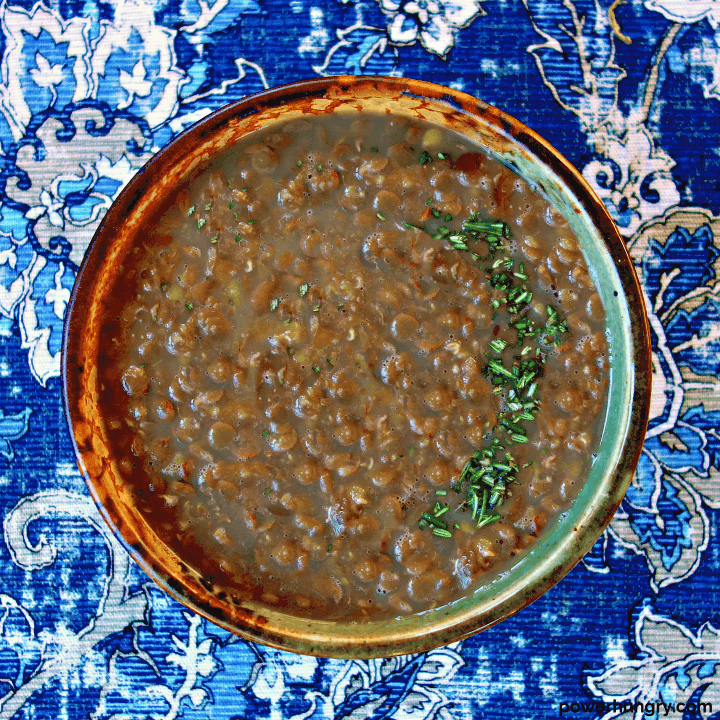 3-Ingredient Lentil Soup (vegan, High-Protein)