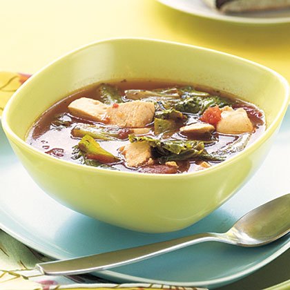 5-Ingredient Chicken-Escarole Soup