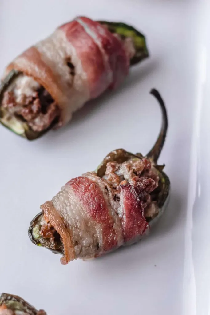 Bacon & Blue Cheeseburger Jalapeno Poppers