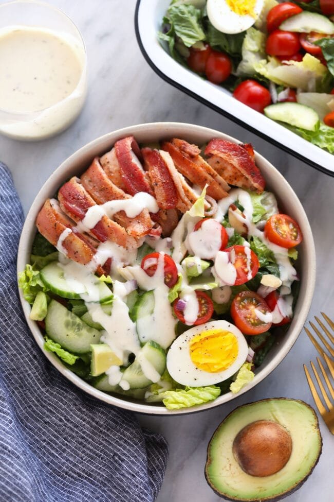 Bacon Wrapped Chicken Salad
