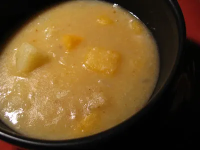 Cream of Potato and Turnip Soup