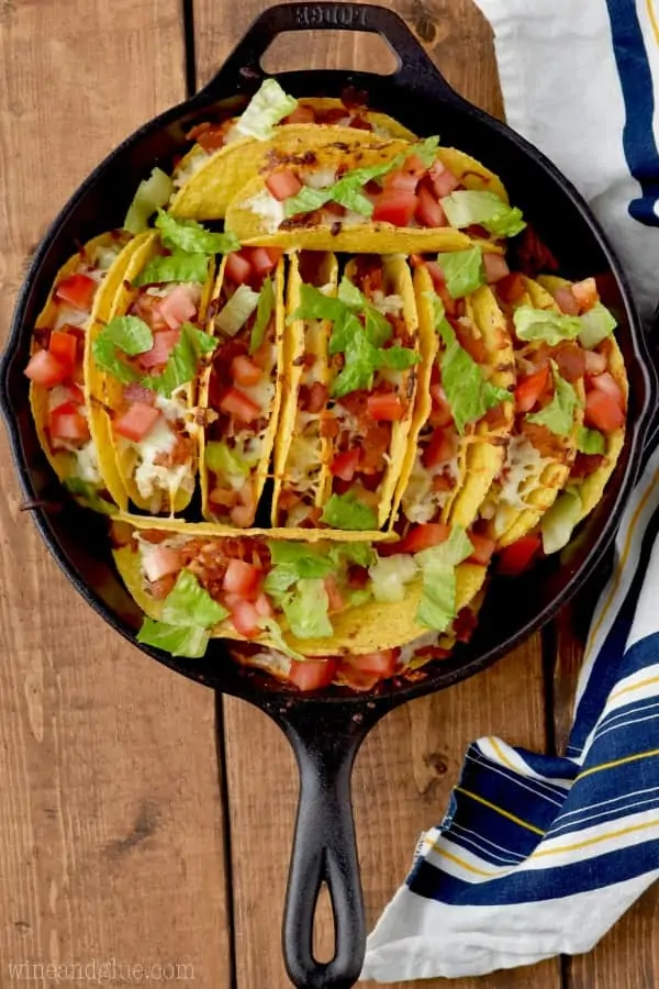 Creamy BLT Ranch Oven Baked Tacos
