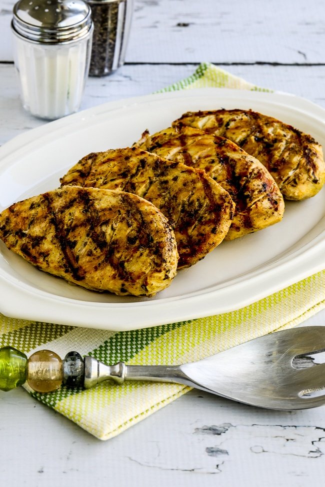 Grilled Chicken with Tarragon-Mustard Marinade