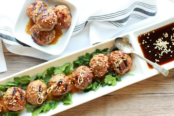 Shrimp and Turkey Asian Meatballs