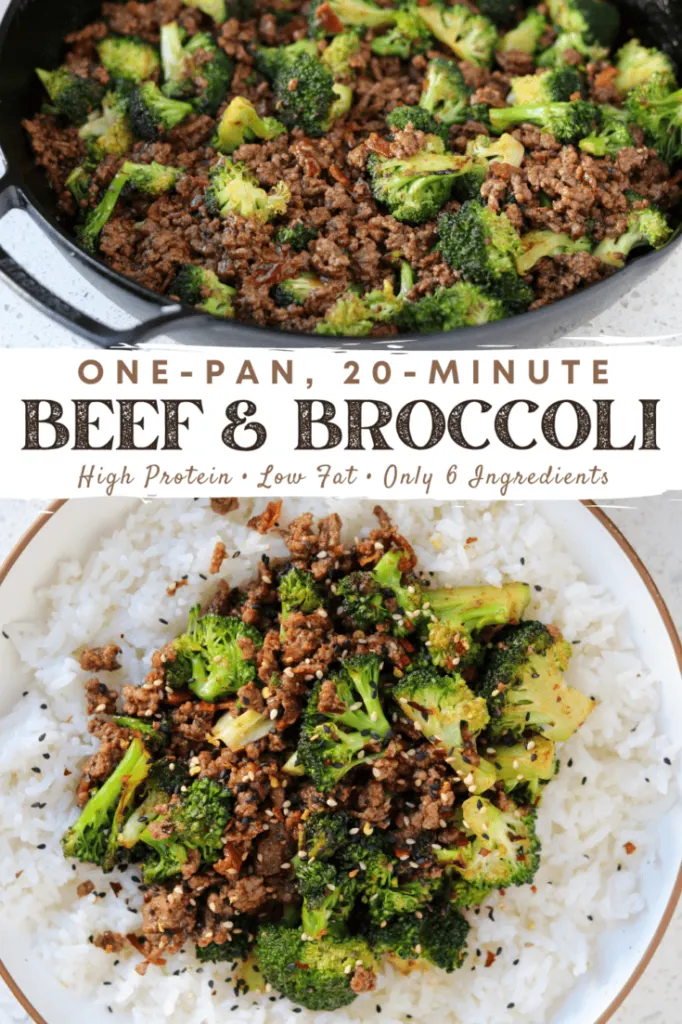 Sticky Sweet Ground Beef and Broccoli