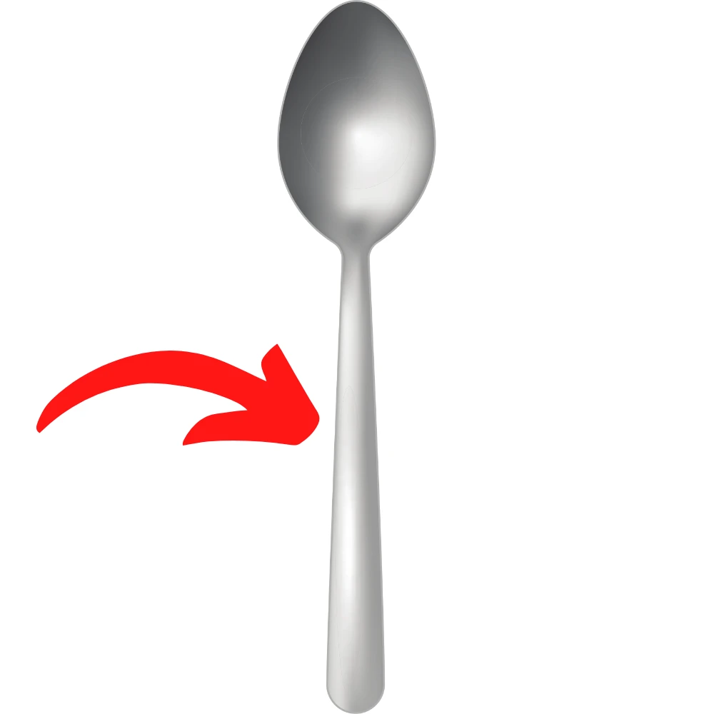 The Handle Part of A Spoon