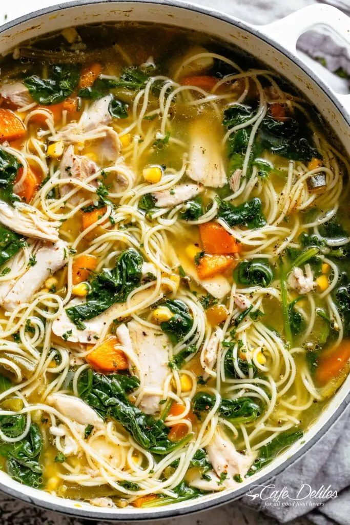 Chicken Noodle Soup with veggies