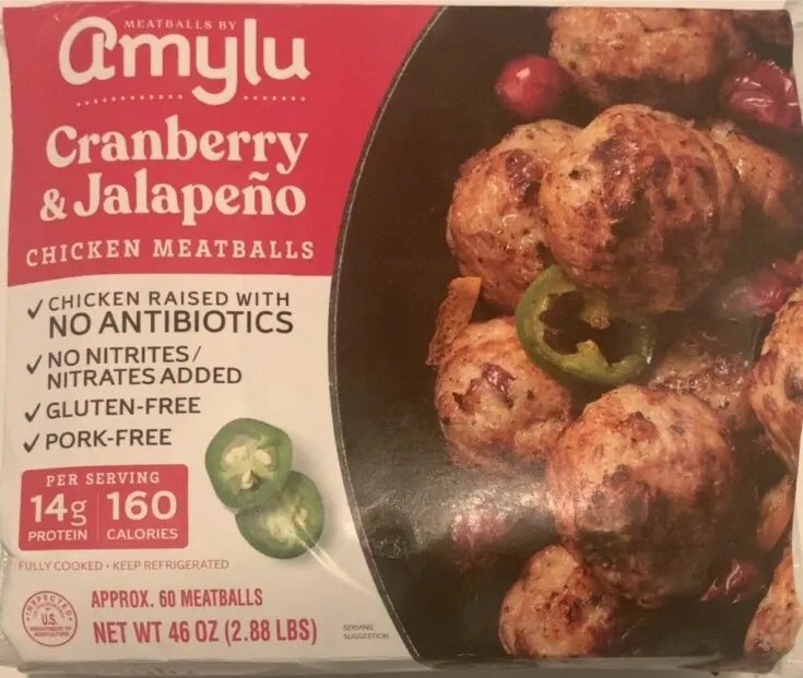 Amylu Cranberry Jalapeno Meatballs