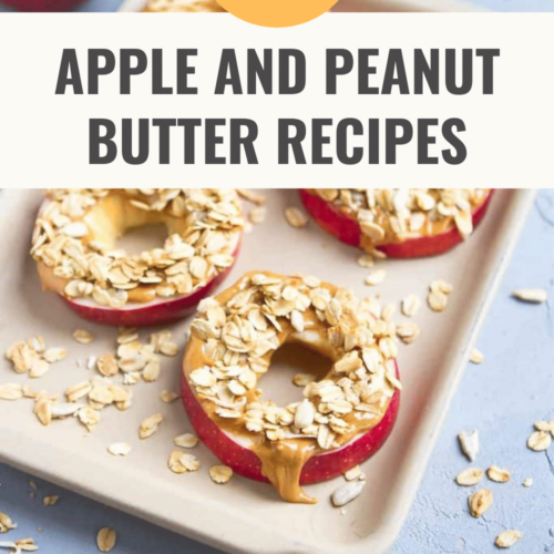 Apple and Peanut Butter Granola Snack