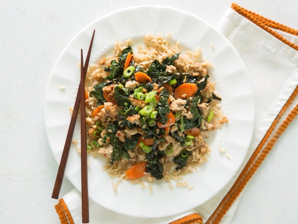 Asian Chicken and Kale Stir-Fry