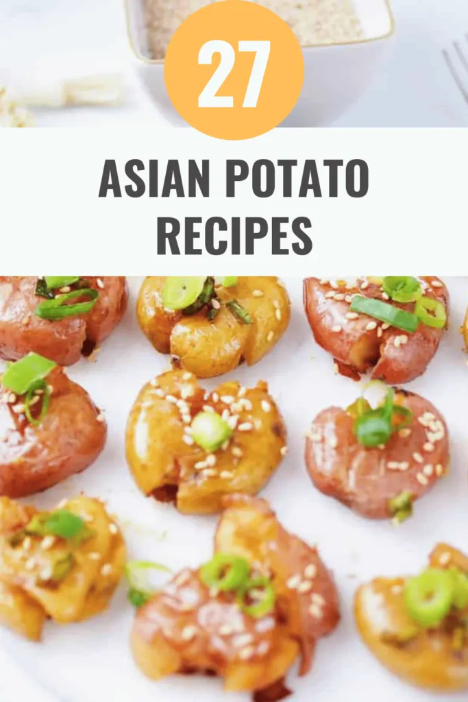 Asian Sesame Smashed Potatoes