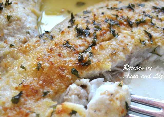 Baked Flounder Filet Oreganata