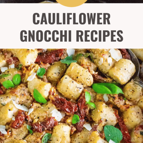 Cauliflower Gnocchi with Creamy Sun-Dried Tomato Sauce