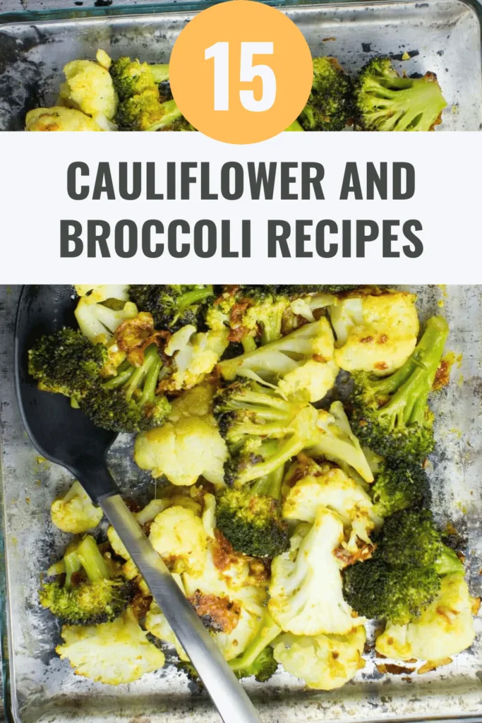 Garlicky Oven-Roasted Broccoli and Cauliflower