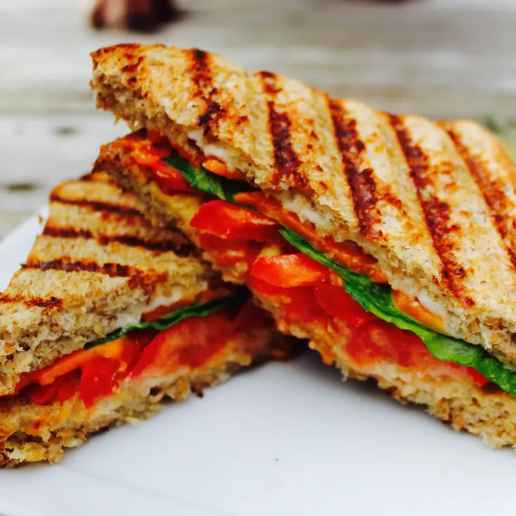 Grilled Cayenne Tomato Chao Cheese Panini