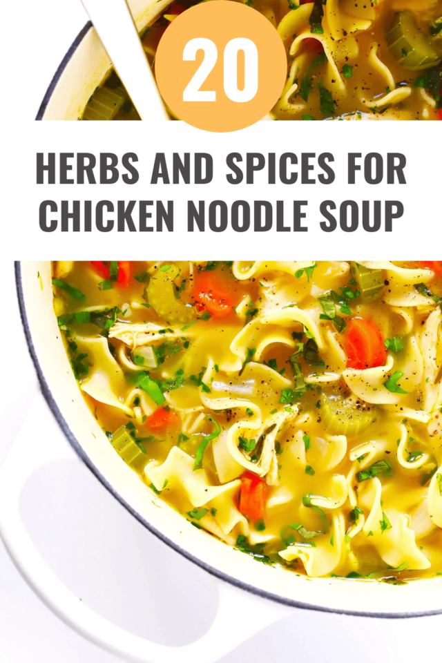 20 Best Herbs and Spices for Chicken Noodle Soup Happy Muncher