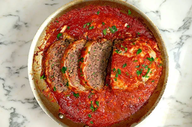 Italian Meatloaf Parmesan