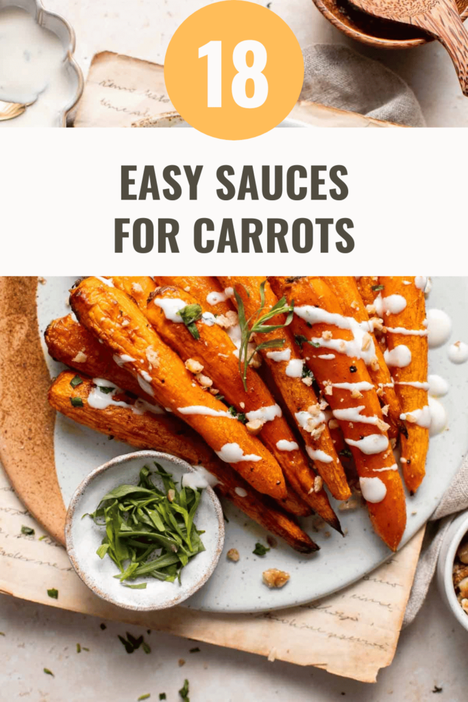 Maple Roasted Carrots with Yogurt Sauce